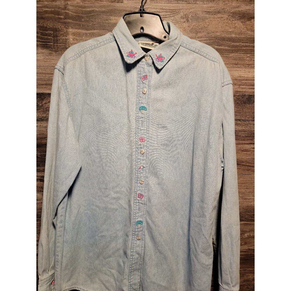 Vintage Northern Reflections Chambray Shirt sz S